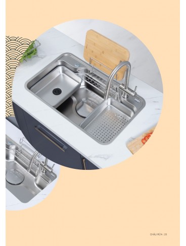 Catalo Chậu + vòi rửa chén KLUGER