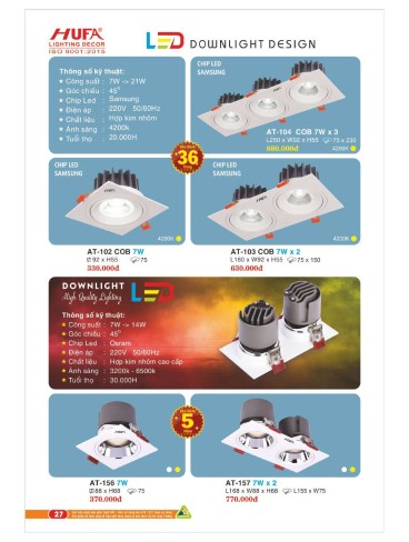 CATALOGUE HUFA LED 2024