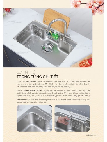 Catalo Chậu + vòi rửa chén KLUGER