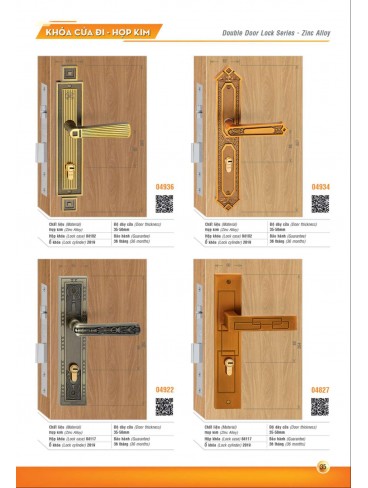 CATALOGUE KHÓA VIỆT TIỆP 2023