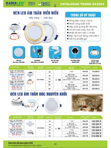 CATALOGUE KAWASAN & KAWALED THÁNG 4 - 2024