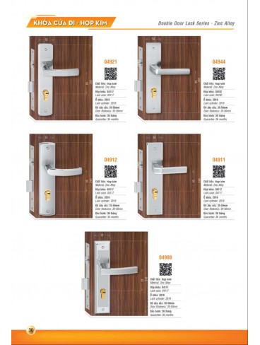 CATALOGUE KHÓA VIỆT TIỆP 2023