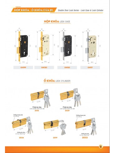 CATALOGUE KHÓA VIỆT TIỆP 2023