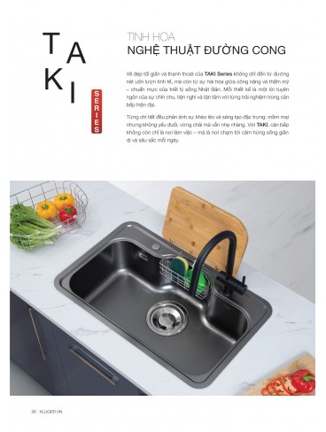 Catalo Chậu + vòi rửa chén KLUGER