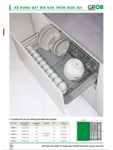 CATALOGUE BẾP & PHỤ KIỆN TỦ BẾP CROB 