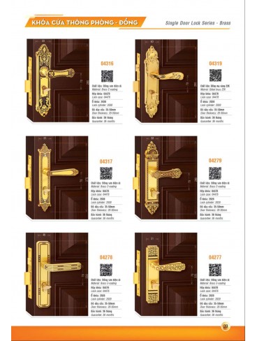 CATALOGUE KHÓA VIỆT TIỆP 2023