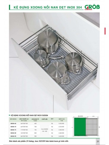 CATALOGUE BẾP & PHỤ KIỆN TỦ BẾP CROB 