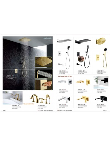 CATALOGUE THIẾT BỊ PHÒNG TẮM - NHÀ BẾP FRUHLING 2024-2025
