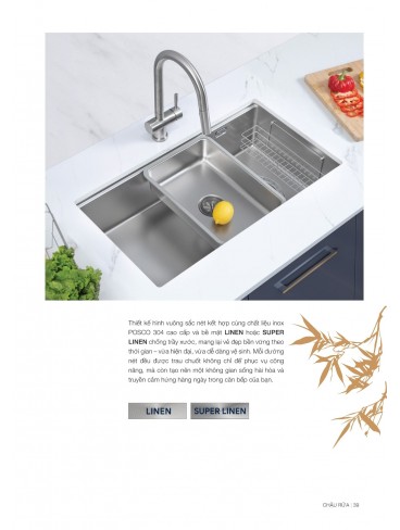 Catalo Chậu + vòi rửa chén KLUGER