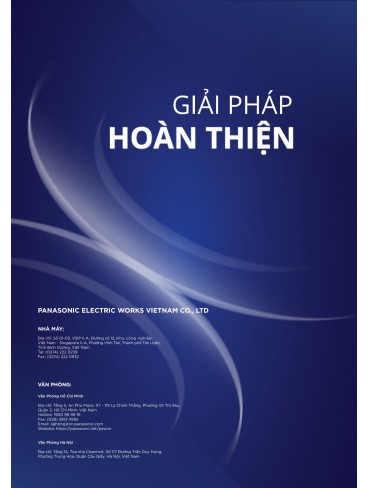 CATALOGUE ĐÈN PANASONIC THÁNG 01 - 2025