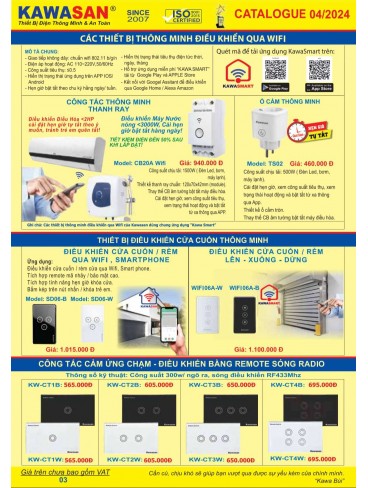 CATALOGUE KAWASAN & KAWALED THÁNG 4 - 2024