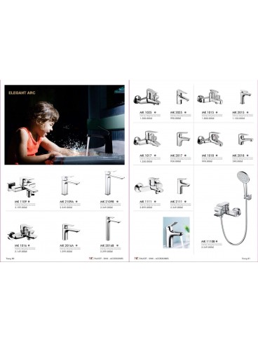 CATALOGUE THIẾT BỊ PHÒNG TẮM - NHÀ BẾP FRUHLING 2024-2025