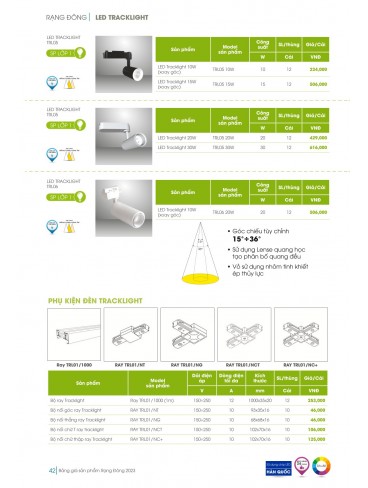 CATALOGUE LED RẠNG ĐÔNG 2023