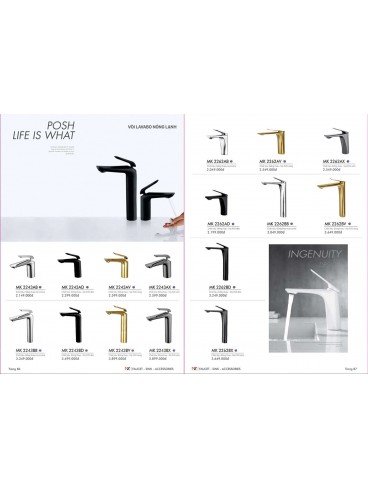 CATALOGUE THIẾT BỊ PHÒNG TẮM - NHÀ BẾP FRUHLING 2024-2025