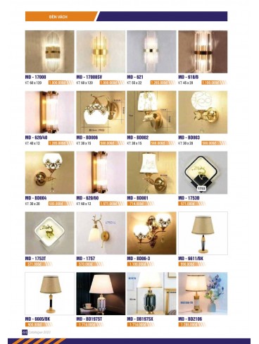 CATALOGUE MINH DUC LIGHTING 2022-2025