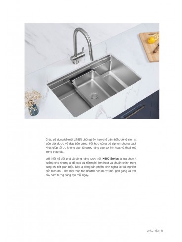 Catalo Chậu + vòi rửa chén KLUGER