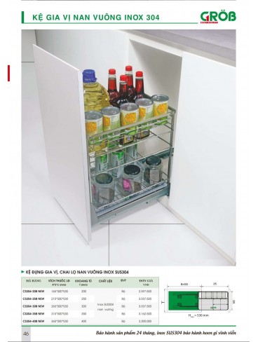 CATALOGUE BẾP & PHỤ KIỆN TỦ BẾP CROB 