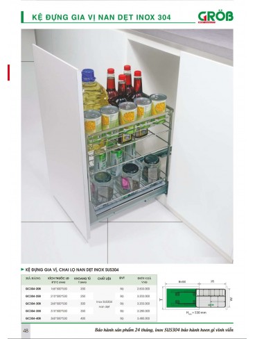 CATALOGUE BẾP & PHỤ KIỆN TỦ BẾP CROB 
