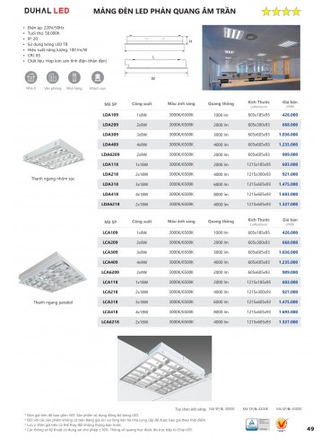 CATALOGUE DUHAL A THÁNG 09/2022