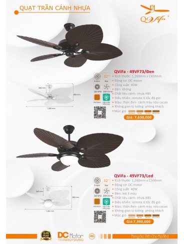 CATALOGUE QUẠT TRẦN PTH VIFA 2024-2025
