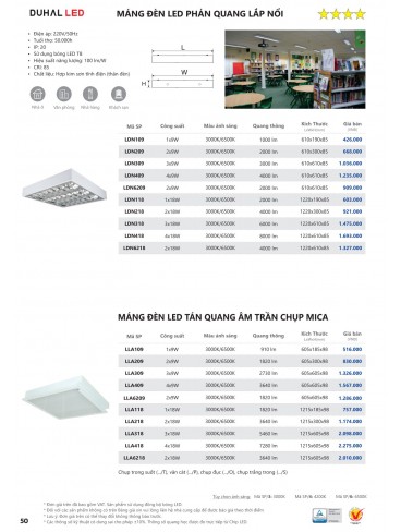 CATALOGUE DUHAL A THÁNG 09/2022
