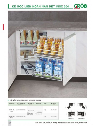 CATALOGUE BẾP & PHỤ KIỆN TỦ BẾP CROB 