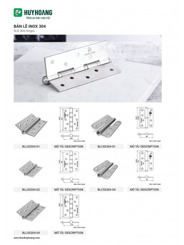 CATALOGUE KHÓA HUY HOÀNG 2023
