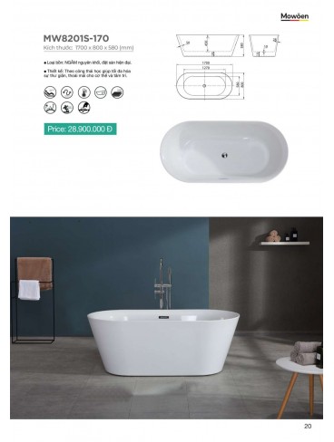 CATALOGUE BỒN TẮM MOWOEN 2023