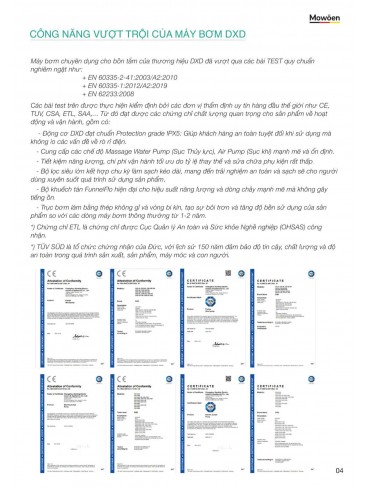 CATALOGUE BỒN TẮM MOWOEN 2023