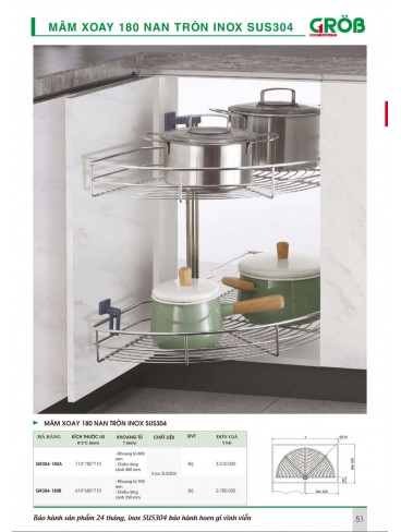 CATALOGUE BẾP & PHỤ KIỆN TỦ BẾP CROB 