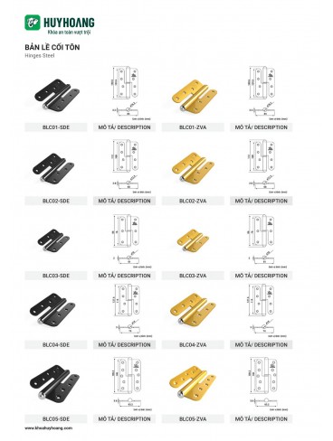 CATALOGUE KHÓA HUY HOÀNG 2023