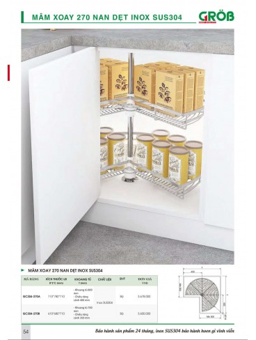CATALOGUE BẾP & PHỤ KIỆN TỦ BẾP CROB 