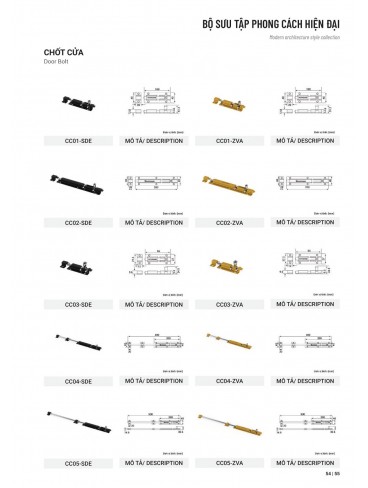 CATALOGUE KHÓA HUY HOÀNG 2023