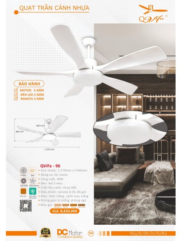 CATALOGUE QUẠT TRẦN PTH VIFA 2024-2025