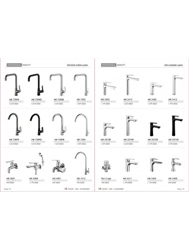 CATALOGUE THIẾT BỊ PHÒNG TẮM - NHÀ BẾP FRUHLING 2024-2025