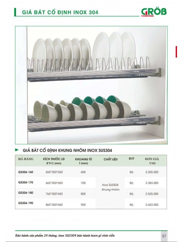 CATALOGUE BẾP & PHỤ KIỆN TỦ BẾP CROB 