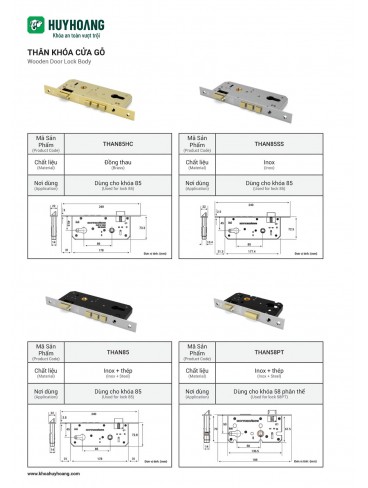 CATALOGUE KHÓA HUY HOÀNG 2023