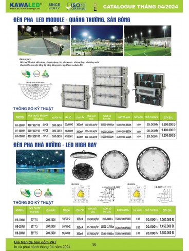 CATALOGUE KAWASAN & KAWALED THÁNG 4 - 2024