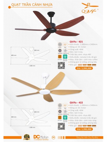 CATALOGUE QUẠT TRẦN PTH VIFA 2024-2025