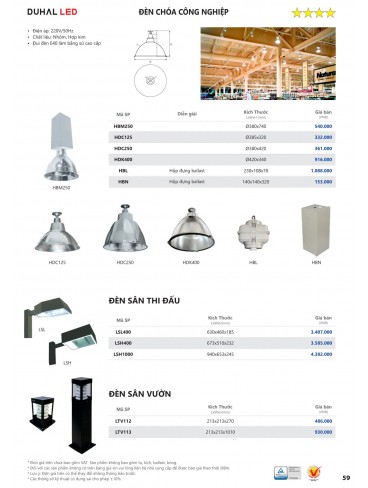 CATALOGUE DUHAL A THÁNG 09/2022