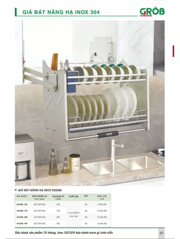 CATALOGUE BẾP & PHỤ KIỆN TỦ BẾP CROB 