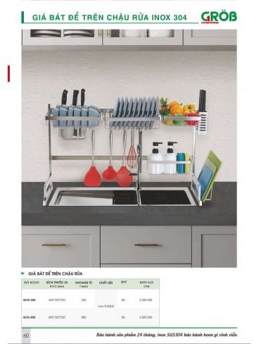 CATALOGUE BẾP & PHỤ KIỆN TỦ BẾP CROB 