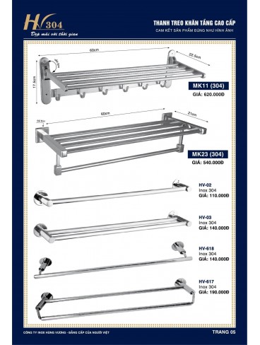 CATALOGUE INOX HÙNG VƯƠNG 2024 - 2024