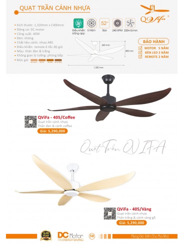 CATALOGUE QUẠT TRẦN PTH VIFA 2024-2025