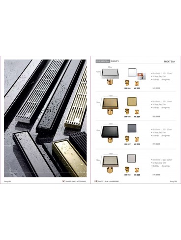CATALOGUE THIẾT BỊ PHÒNG TẮM - NHÀ BẾP FRUHLING 2024-2025