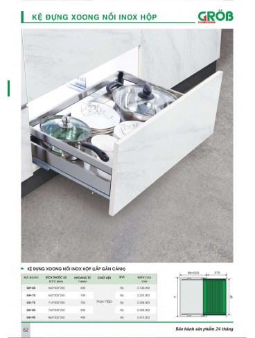 CATALOGUE BẾP & PHỤ KIỆN TỦ BẾP CROB 