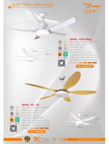 CATALOGUE QUẠT TRẦN PTH VIFA 2024-2025