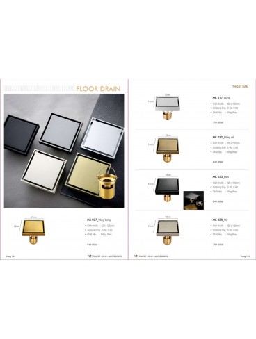 CATALOGUE THIẾT BỊ PHÒNG TẮM - NHÀ BẾP FRUHLING 2024-2025