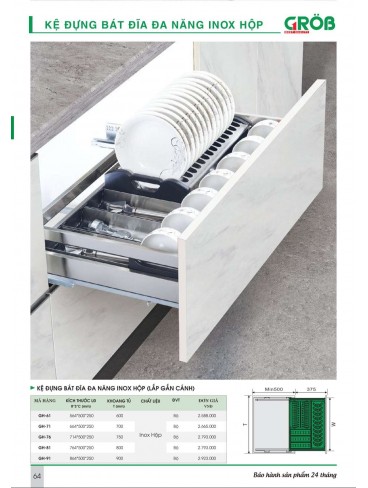 CATALOGUE BẾP & PHỤ KIỆN TỦ BẾP CROB 