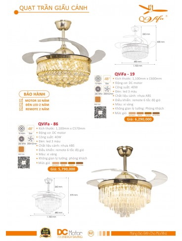 CATALOGUE QUẠT TRẦN PTH VIFA 2024-2025
